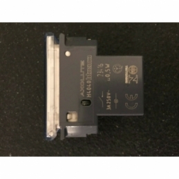 bticino axolute pulsante  no 10a con porta nome retroilluminato bticino h4040