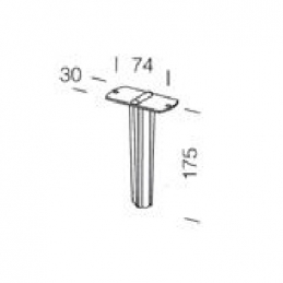 disano picchetto 119 nero disano 99133500