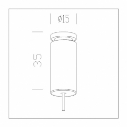 disano sospensione semplice 2518 nichel disano 99401900