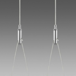 disano sospensione per panel r 2520 nichel disano 99463100