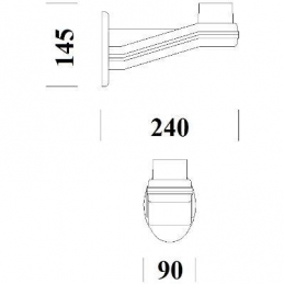 disano braccio nilon 1377 nero disano 99160500