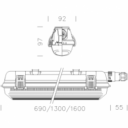 disano plafoniera led echo 927 11w cld cell grigia disano 16470000