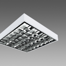 disano plafoniera comfotlight t8 864 fl 4x14 cell bianco disano 15041600