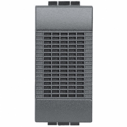 bticino  living international suoneria bronzo 12v 5va antracite frutto bticino l4351/12