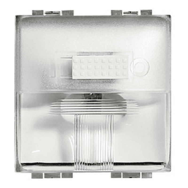bticino living international lampada segnapasso led luce bianca con interruttore a slitta 230vac 2posti  bticino l4382/230