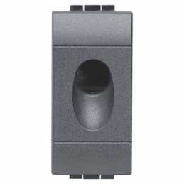 bticino living international falso polo con foro 1 posto bticino l4953