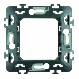 bticino living international  supporto unico 2 moduli graffette bticino l4702g