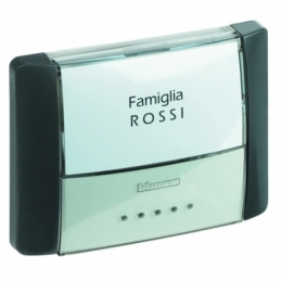 bticino   idrobox pulsante targa ip55  antracite bticino 26108l