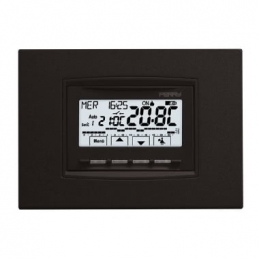 perry cronotermostato ad incasso a batterie serie next 3v Perry 1crcds28