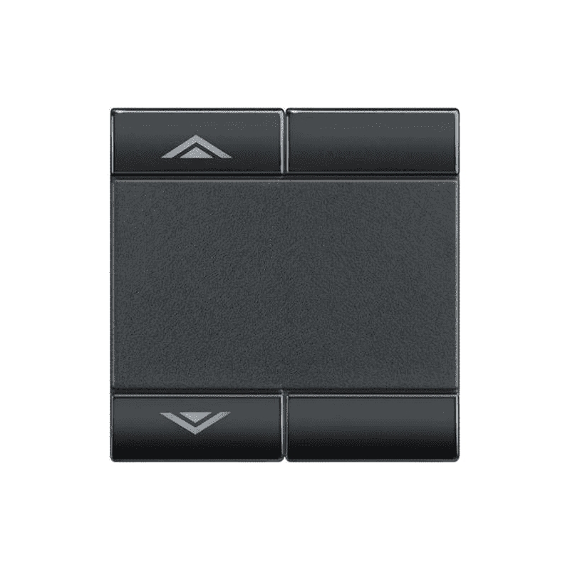 bticino living  copritasto su giu' illuminabile 2 posti bticino l4911m2ahn