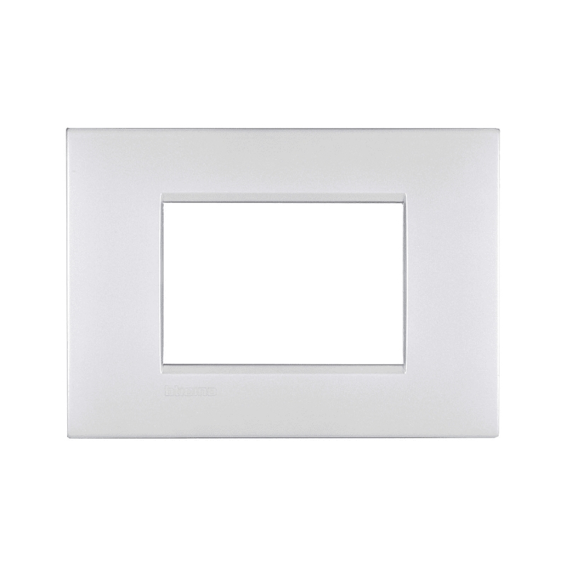 bticino living light placca 3 posti bianco perla bticino lnc4803pr