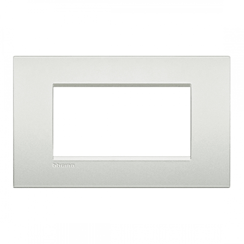 bticino living light placca 4 posti bianco perla bticino lnc4804pr