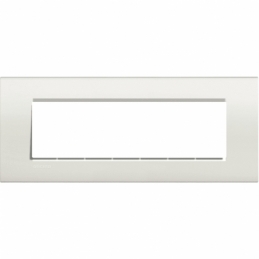 bticino  living light  placca 7 posti bianco bticino lna4807bi