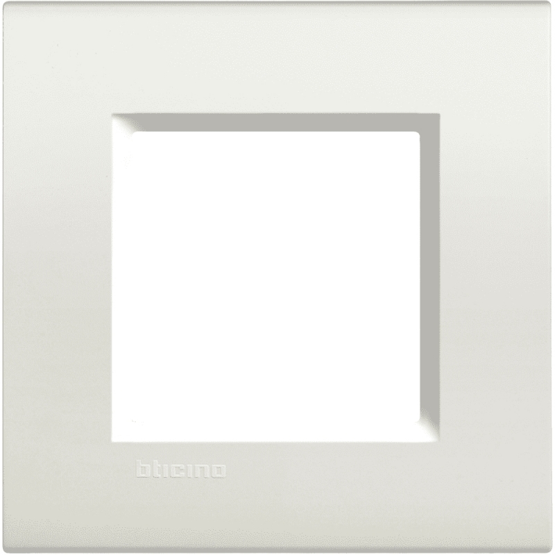bticino  living light  placca 2 posti bianco bticino lna4802bi