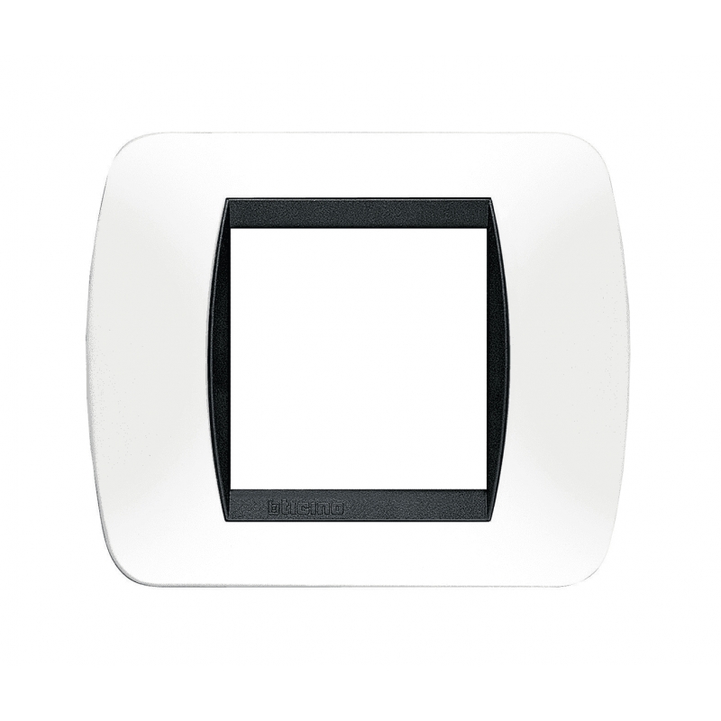 bticino  living international 2 posti bianco bticino l4802pb