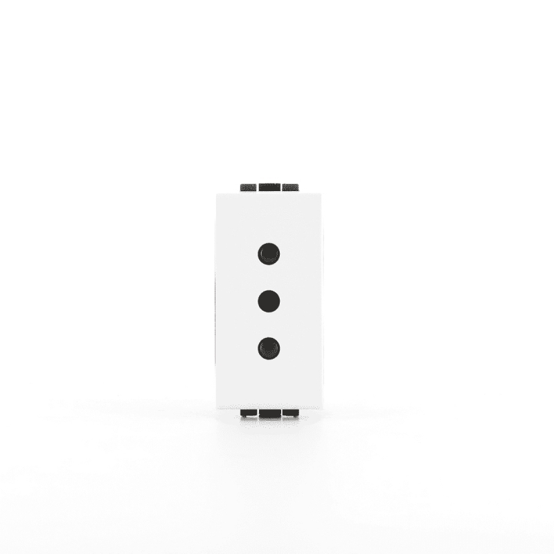 bticino living light  presa 10a 1 posto bticino n4113