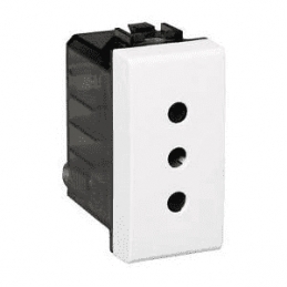 bticino living light  presa 10a 1 posto bticino n4113