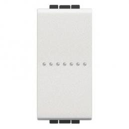 bticino living light  interruttore unipolare assiale 1 posto bticino n4051n