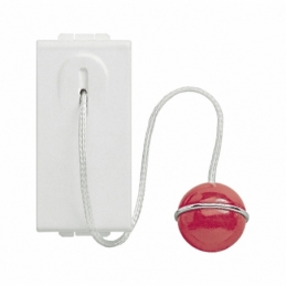 bticino living light  pulsante a tirante unipolare 10a 1 posto bticino n4033