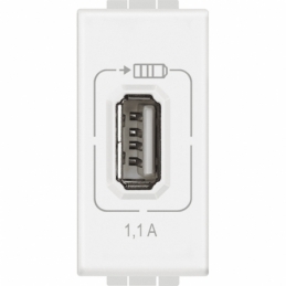 Bticino Livingl light  caricatore usb 1 posto bticino n4285c1