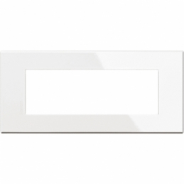 bticino Placca 6 posti bticino axolute air bianca bticino hw4806hd