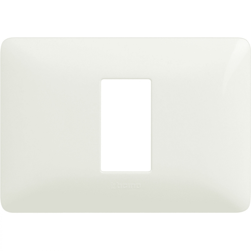 bticino placca matix 1 modulo bianca bticino am4803m1bbn
