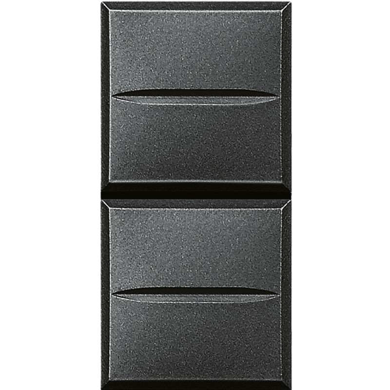 bticino axolute scura  doppio pulsante unipolare 10a bticino hs4036