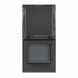 bticino axolute scura presa rj45 categoria 6 utp bticino hs4279c6