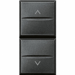 bticino axolute scura   commutatore doppio tasto 1-0-2 assiale bticino hs4027