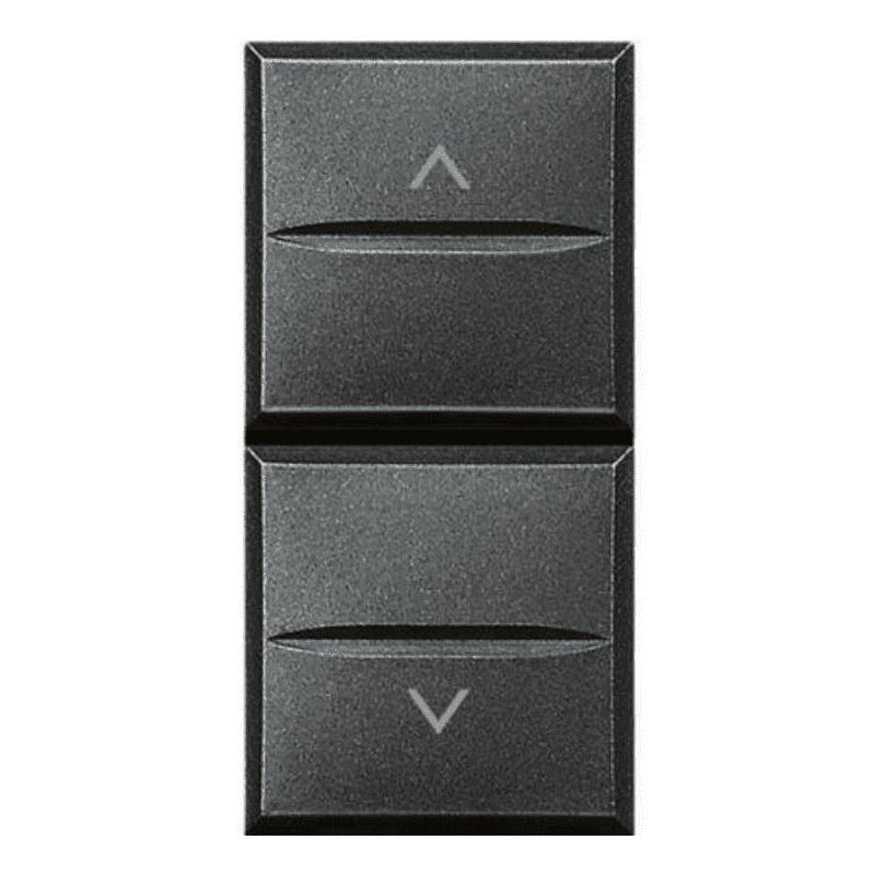 bticino axolute scura   commutatore doppio tasto 1-0-2 assiale bticino hs4027