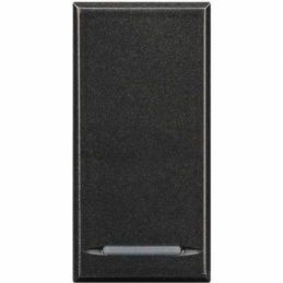 bticino axolute scura  copritasto 1 funzione 1 posto con lenti illuminabili bticino hs4915