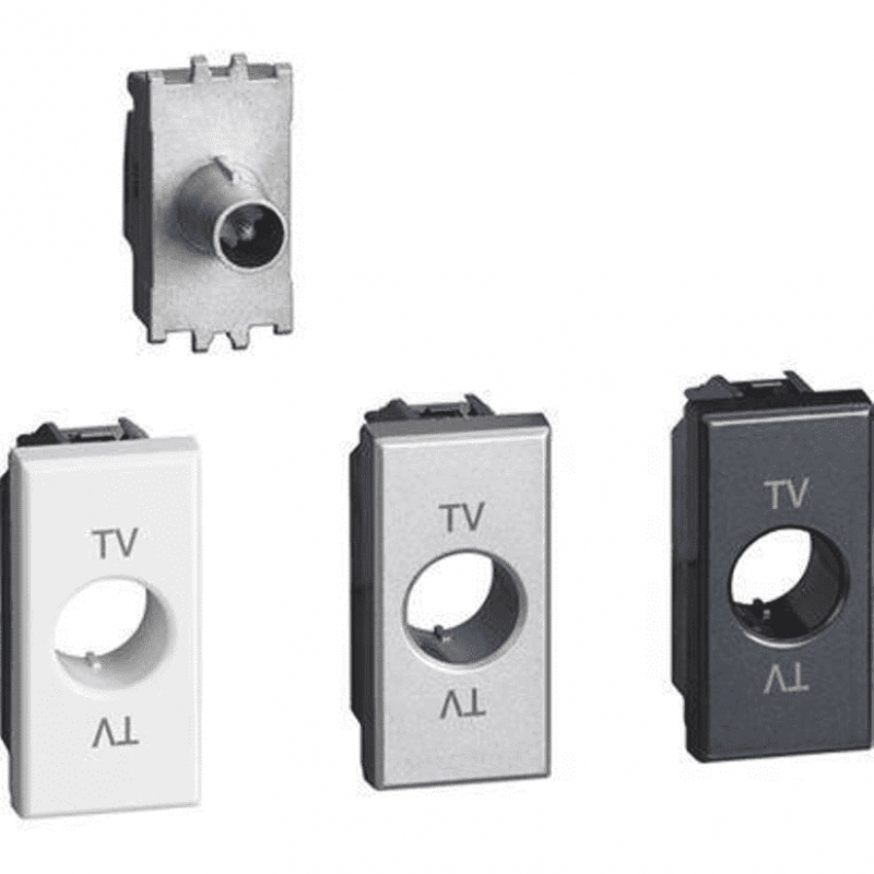 bticino axolute   presa tv coassiale passante bticino h4202p14