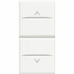 bticino axolute bianca   commutatore unipolare doppio tasto 1-0-2 16a bticino hd4027