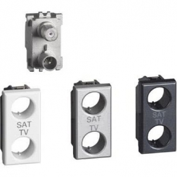 bticino axolute presa tv  sat  demiscelata derivata bticino h4214d