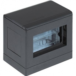 bticino torretta bifacciale in resina grigio antracite - 4+4 moduli su appositi supporti bticino 150650