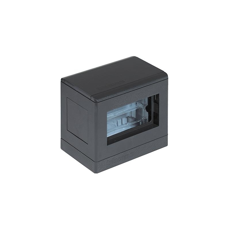 bticino torretta bifacciale in resina grigio antracite - 4+4 moduli su appositi supporti bticino 150650