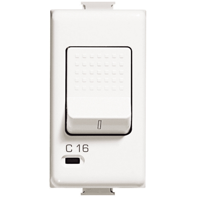 bticino matix  interruttore automatico magnetotermico 1p+n 16a  bticino am5216s