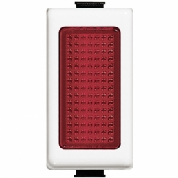 bticino matix portalampada con diffusore rosso bticino am5060r