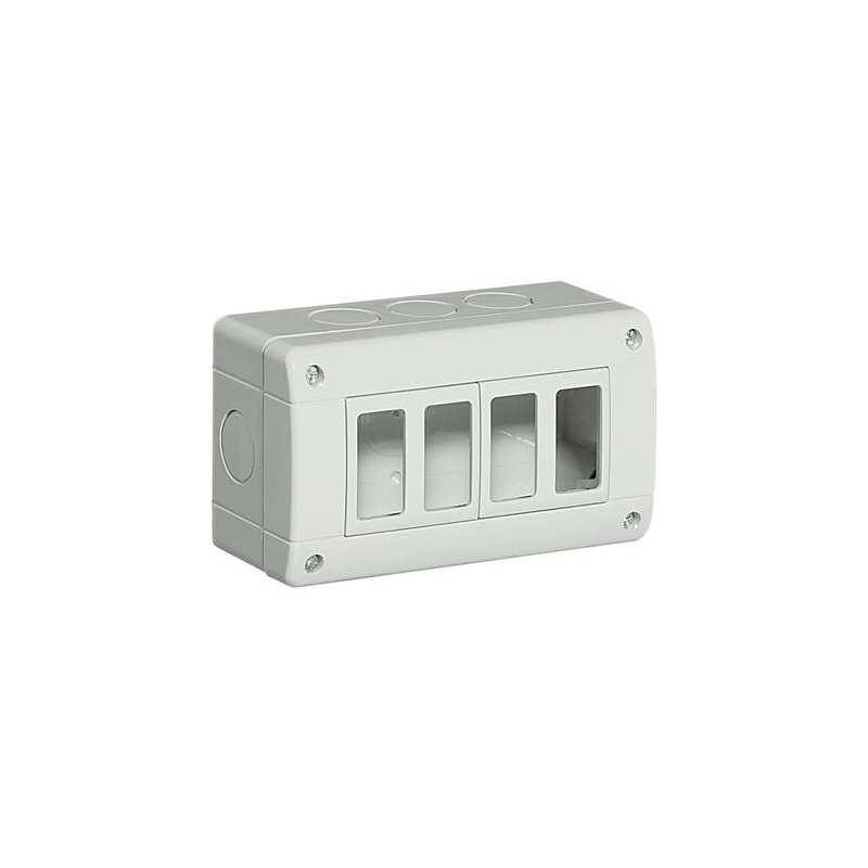 bticino matix contenitore 4 moduli ip40 idrobox  bticino 25404