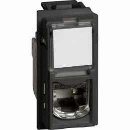 bticino living now presa rj45 toolless utp di rete categoria 6 colore nero  bticino kg4279c6