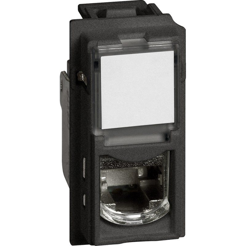 bticino living now  presa telefonica rj11 colore nero bticino kg4258rj11