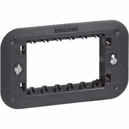 bticino living now supporto 3 moduli fornito con valva di protezione  bticino k4703