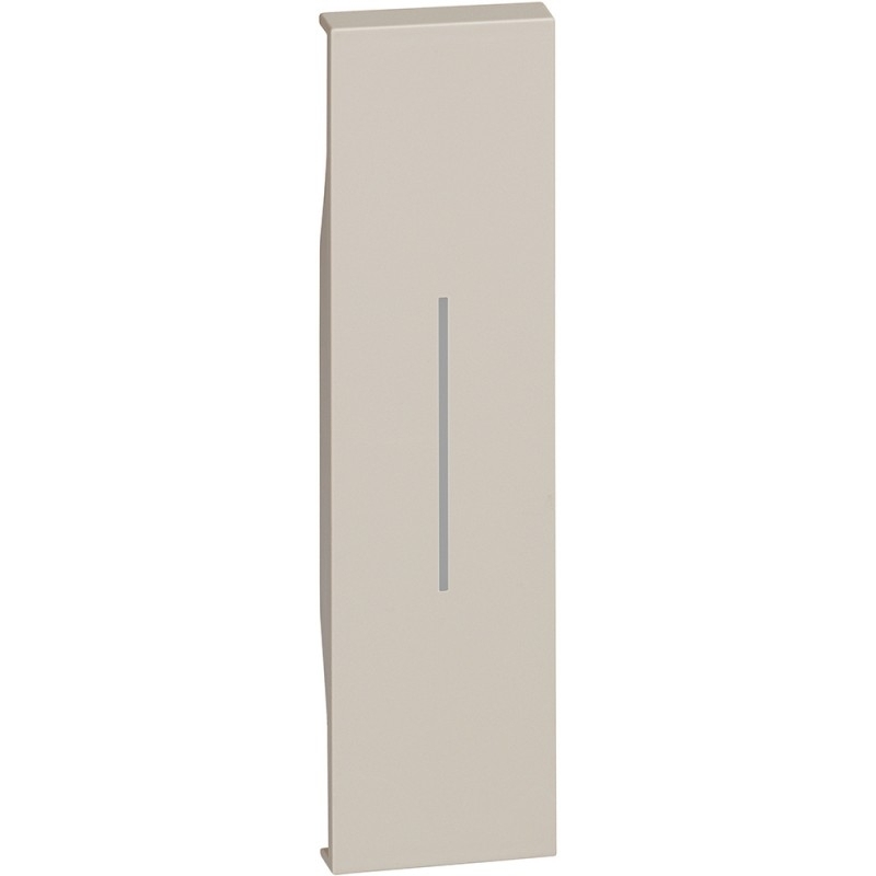 bticino living now cover illuminabile per comandi un modulo colore sabbia bticino km01