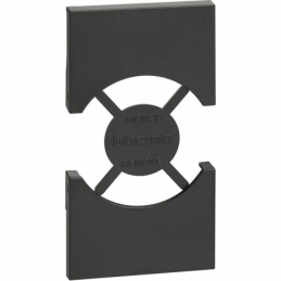 bticino living now cover per prese tedesche colore nero  bticino kg03