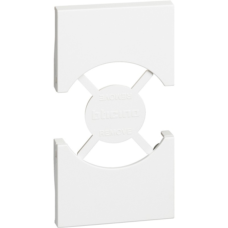 bticino living now cover per prese tedesche colore bianco bticino kw03