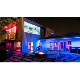 strip striscia led 12v ip65 stagna 72w smd5050 RGB+LUCE CALDA  5 metri elt017