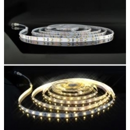 Strip striscia led 12v ip68 72w luce calda/fredda smd 5025 elt025