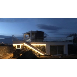 strip led he80060 60w 150lumen w 12w al metro ip65 24v 4000k  luce naturale 4240