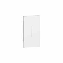 bticino living now  cover illuminabile 2 moduli colore bianco bticino kw01m2