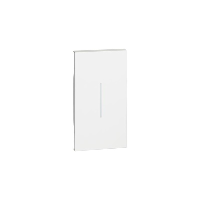 bticino living now  cover illuminabile 2 moduli colore bianco bticino kw01m2